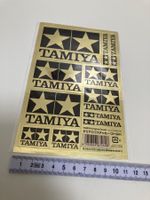 Tamiya Aufkleber Logo in diversen Grössen SCHWARZ / GOLD