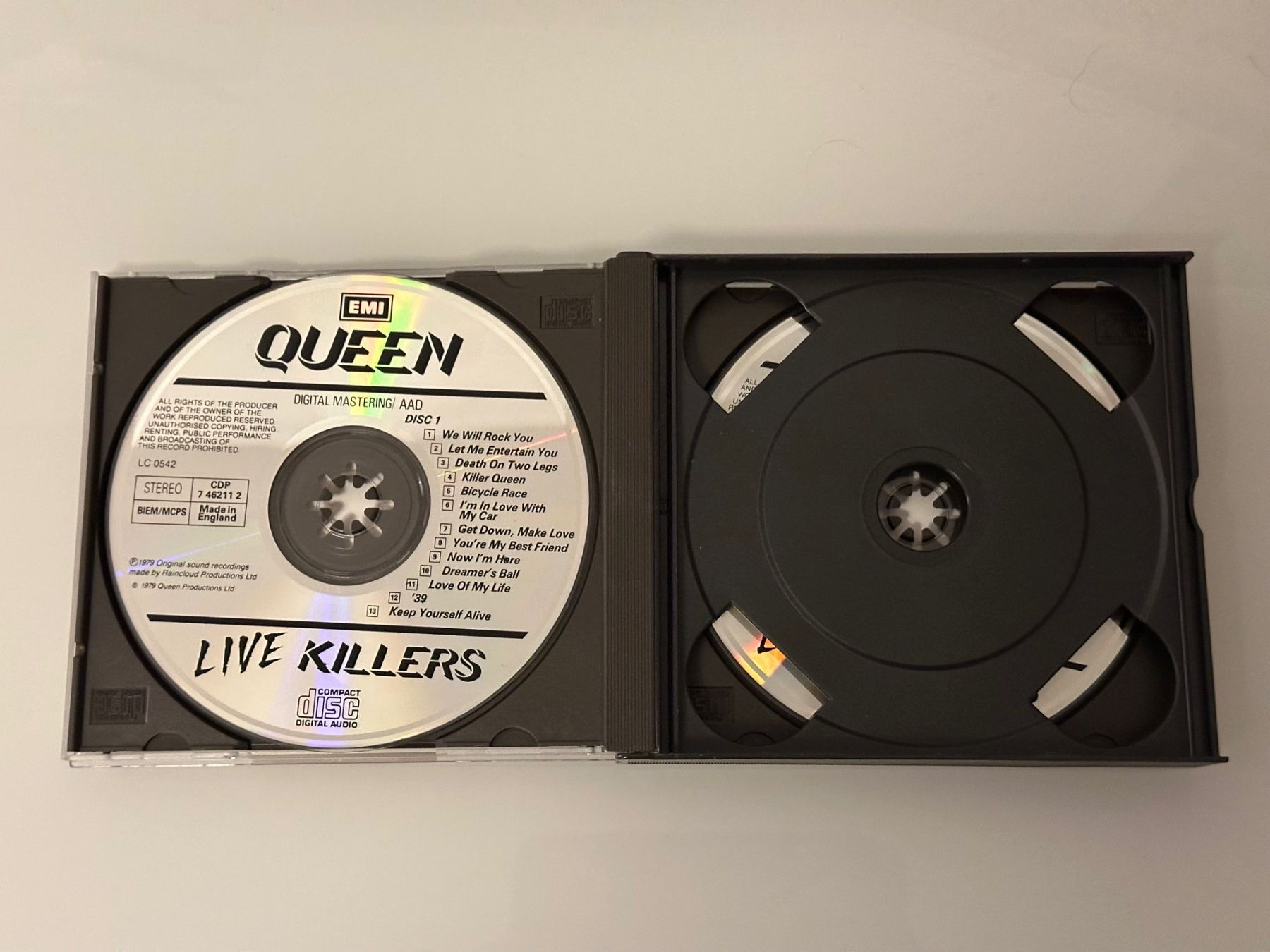 CD: Doppel CD - Queen - Live Killers – Usato da Geuensee venduto da dmi_hdp9 1