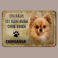 🔥 CHIHUAHUA Hunde Blechschild ❤️ 12x18cm OVP 🔥
