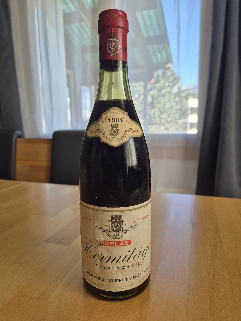 Vino: Delas Hermitage 1964 – Nuovo e nell'imballaggio originale da Vilters venduto da Fleiflomi
