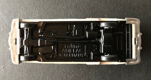 Cadillac Modellini d'auto: Modelauto Cadillac Eldorado 1:87 weiss offen – Nuovo e nell'imballaggio originale da Unterramsern venduto da Havana01 2