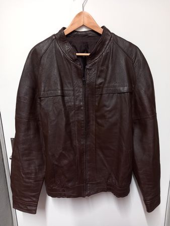 Herren Lederjacke braun Gr.S Echtleder