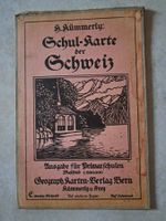 ANCIENNE CARTE  SCHUL CARTE DER SCHWEIZ