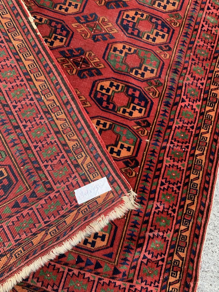 Tappeti: Roter Teppich, Turkmen – Usato da Liestal venduto da nani054 6