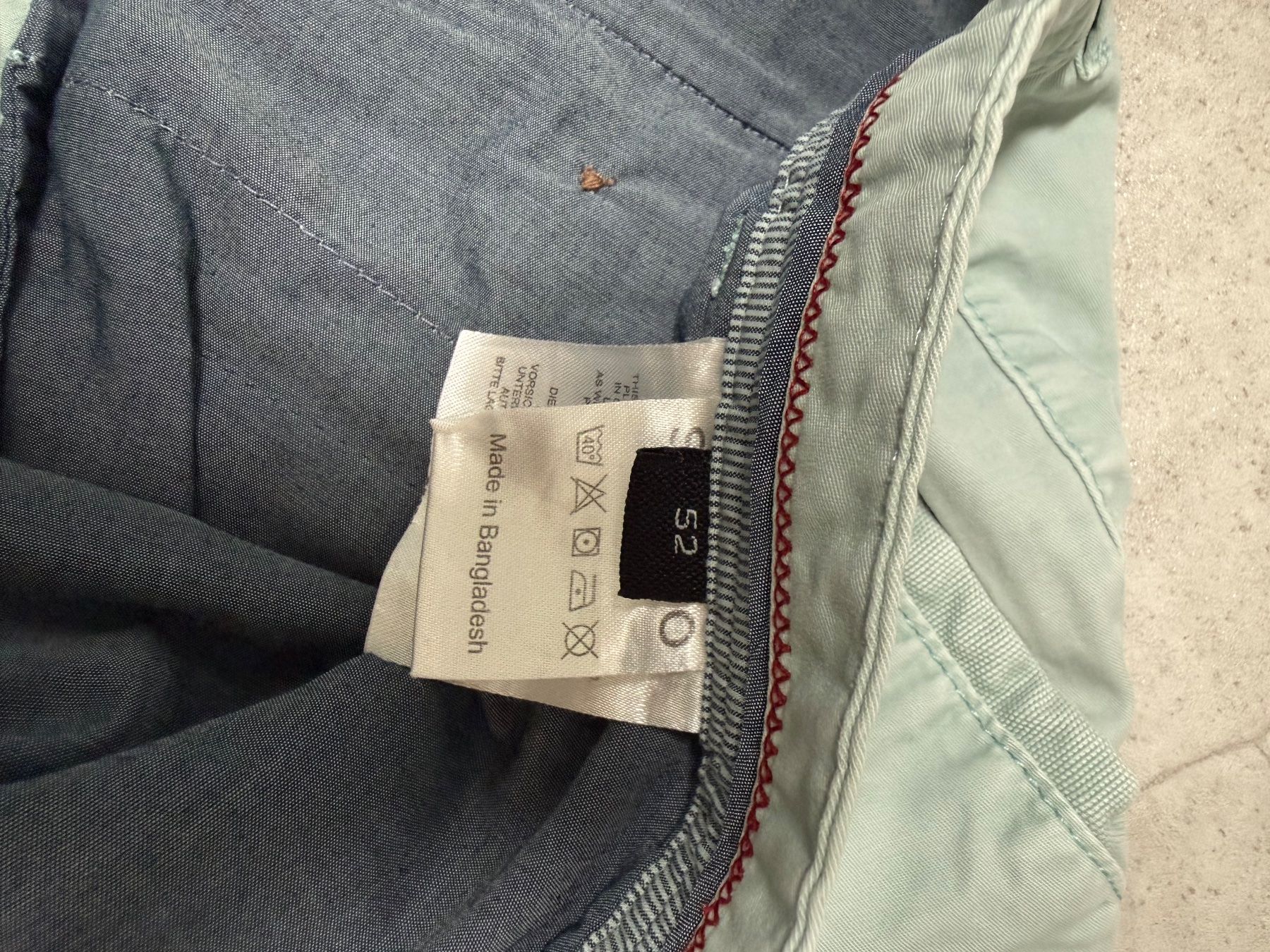 Hosen: Sommerliche Kombo - Polo & Herrenshorts (L, weiss & mint) – Gebraucht aus Olten von _Dimi_ 4