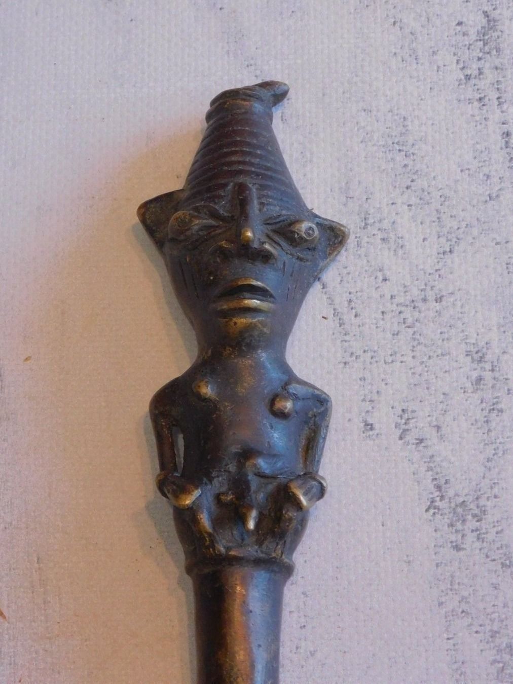 Sculptures & Statues: Antik Afrikanischen Ritual Beil Bronze. – D'occasion à Emmenbrücke par Ulisse-22 1