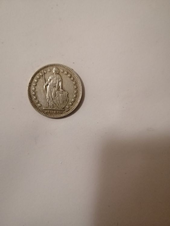 1 franc Suisse 1945 B patinée 2