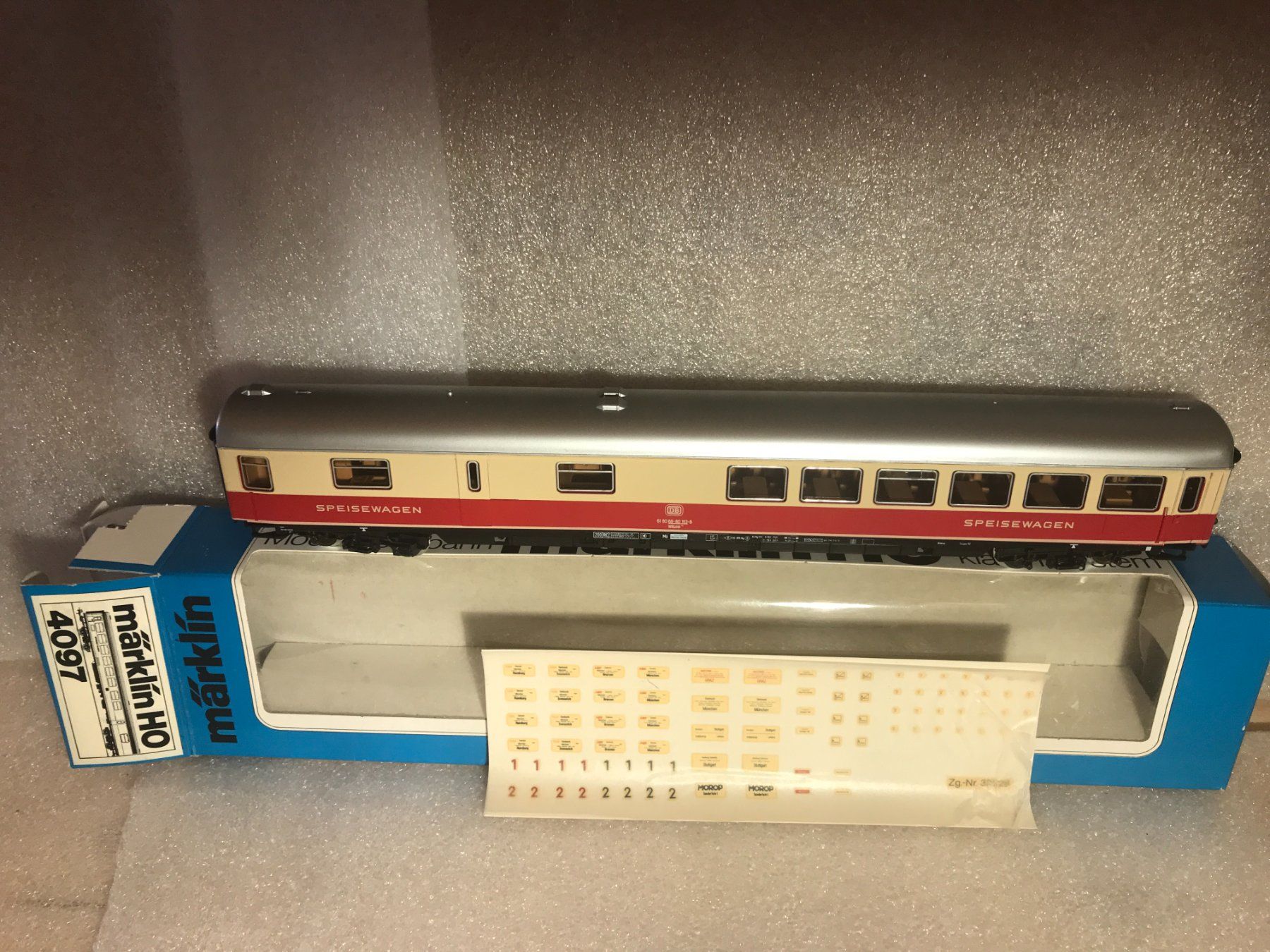 Märklin Modellini di ferrovie: DB TEE Speisewagen – Nuovo (secondo la descrizione) da Bad Ragaz venduto da alfonskarrer