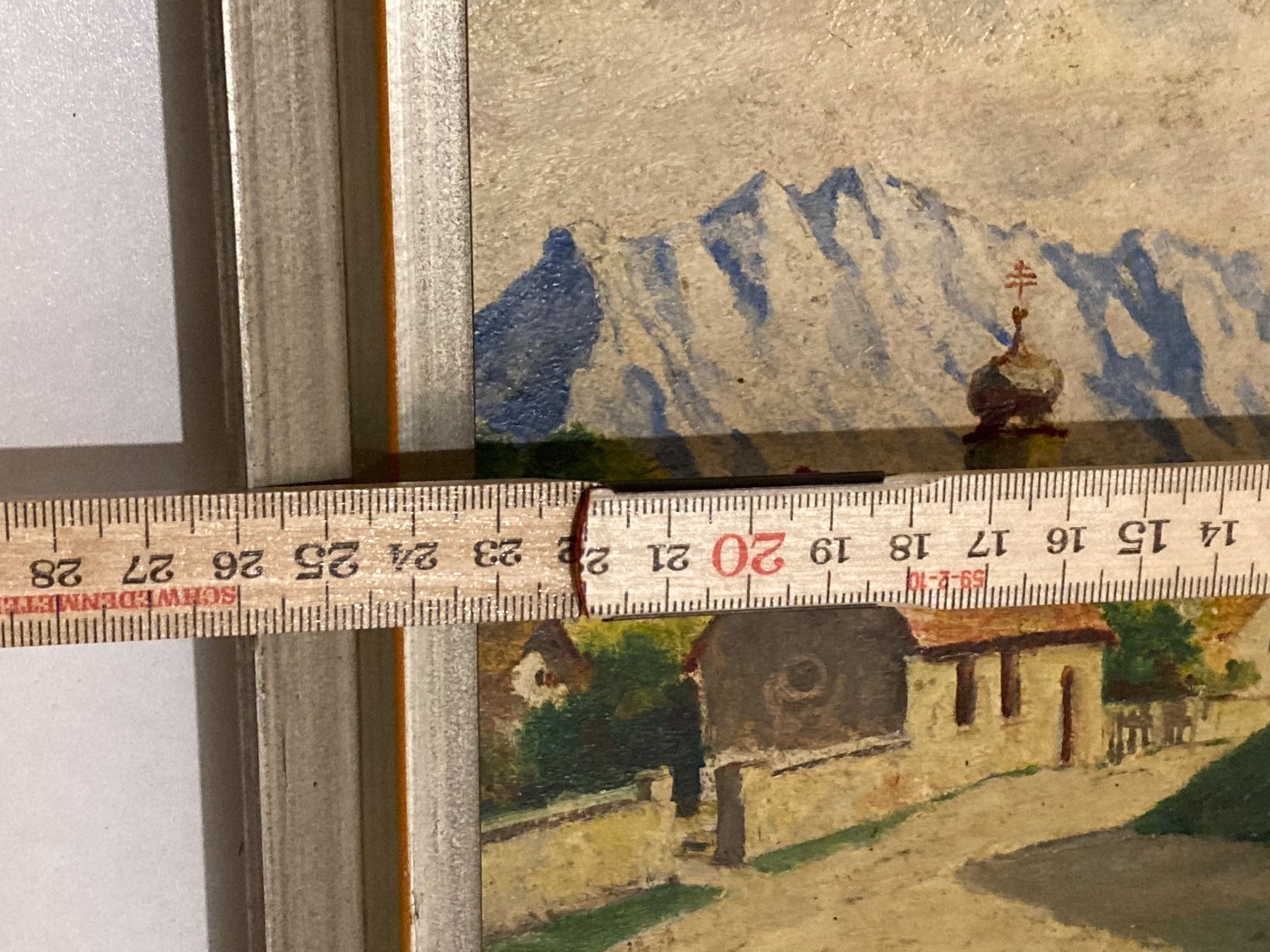 Gemälde: Landschaftsgemälde signiert Kapelle – Gebraucht aus Hirzel von pjn_d7xp 7