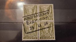 1936 Bahnstempel Jungfraubahn Eismeer