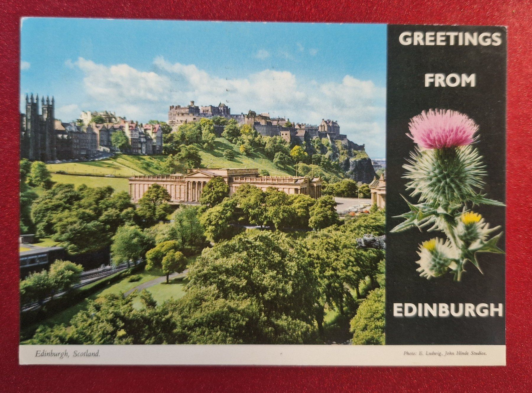 Cartoline postali: Edinburgh, Schottland 1988 – Usato da Melchnau venduto da Arthurius