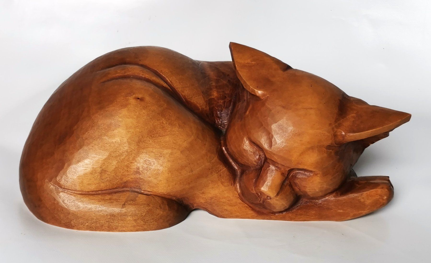 Sculture & Statue: Brienzer Schnitzerei Katze geschnitzt – Nuovo (secondo la descrizione) da Brienzwiler venduto da Holzschnitzer-Brienz