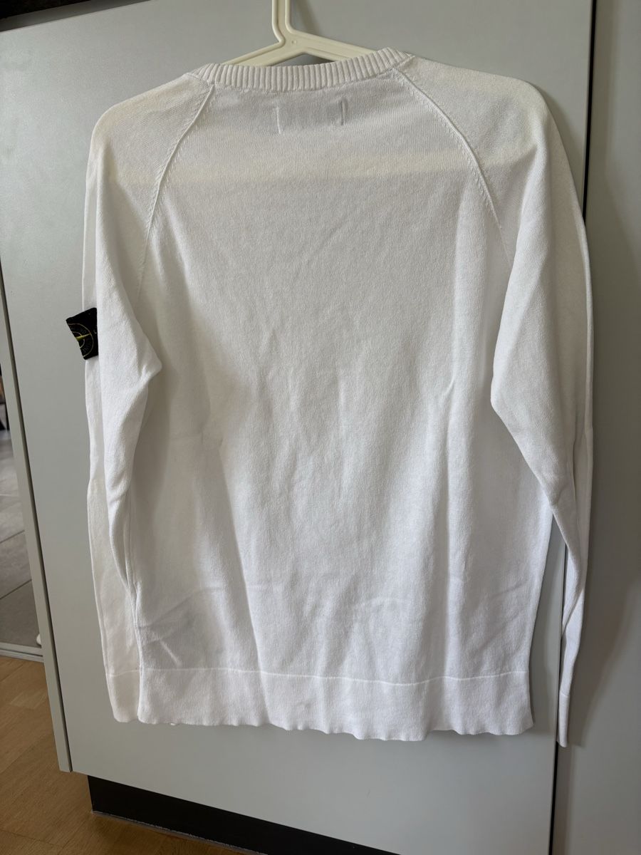 Stone Island Maglioni & Felpe: Original Stone Island Pullover weiß M – Usato da Fribourg venduto da dafral 3