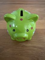 Kleines Sparschwein mit Blumenmuster 
