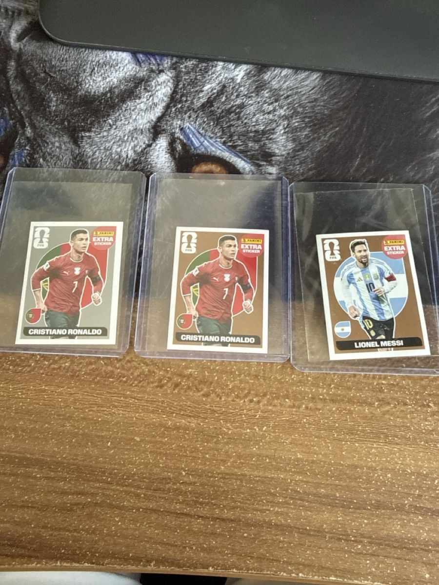 Panini Sammelbilder & Trading cards: 3 Panini WM Sticker extra Messi Ronaldo – Neu (gemäss Beschreibung) aus Reinach AG von fmi_wj6k