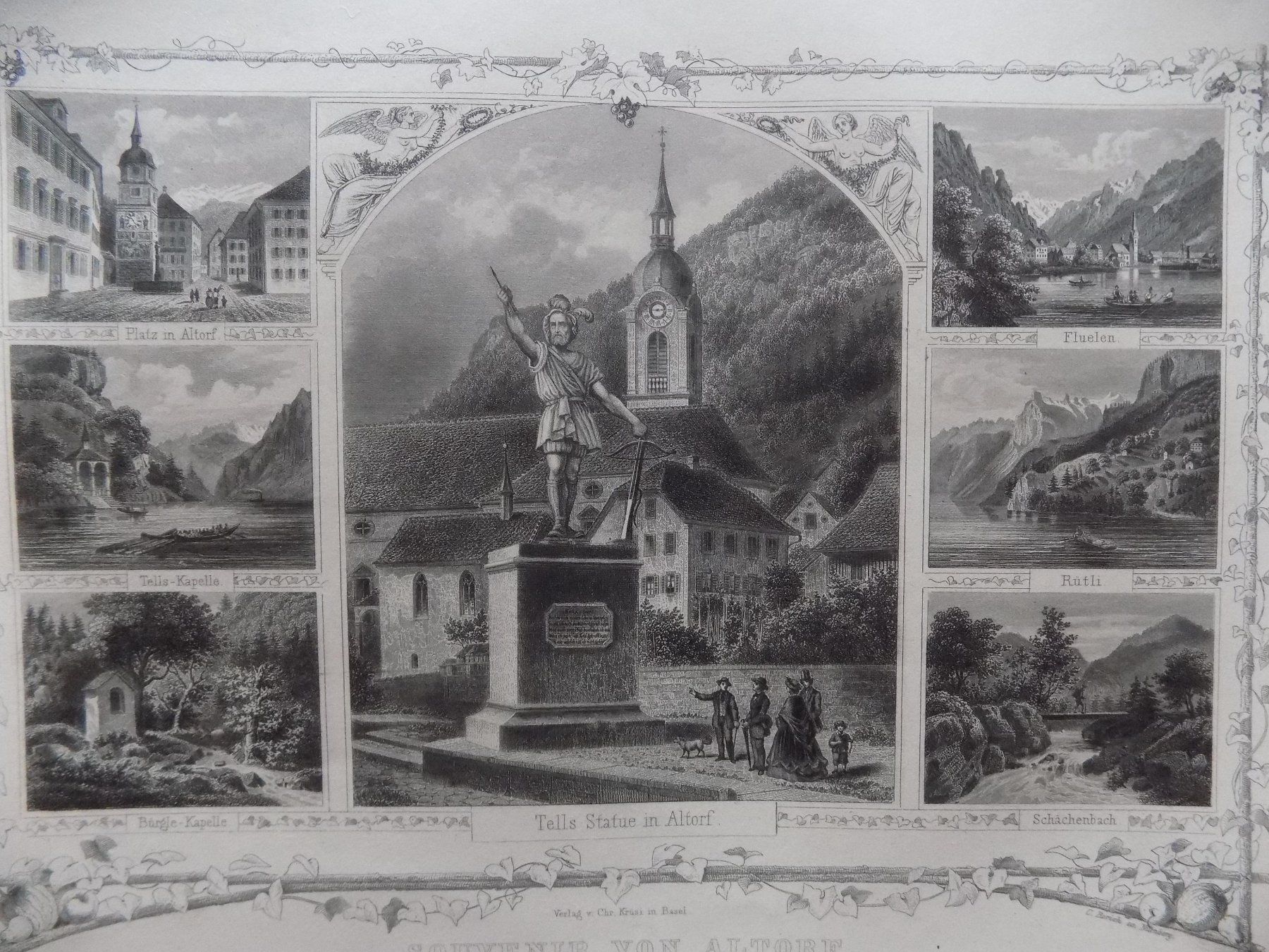 Gravures: Souvenirblatt Altdorf – D'occasion à Risch par Rischli15 1