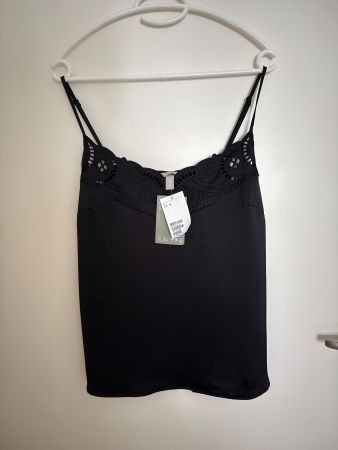 Schwarz Top H&M EUR M