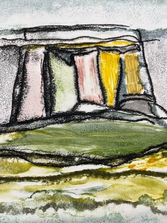 Grafica & Litografie: EVELINE SCHMID MONOTYPE UNIKAT SIGNIERT – Usato da Gersau venduto da grafik-kunst 4