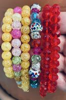 Hübsche bunte Armbänder Set, ideal für den Sommer!