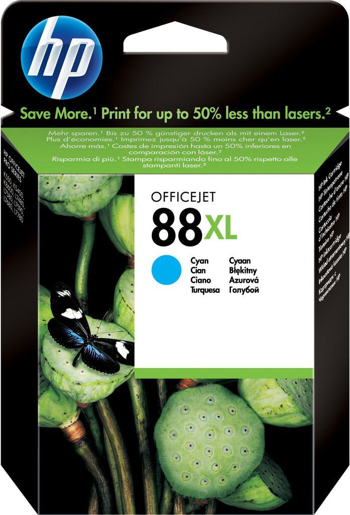 Hewlett Packard Cartucce per stampanti & toner: HP 88 XL, Cyan – Nuovo e nell'imballaggio originale da moosseedorf venduto da star1210