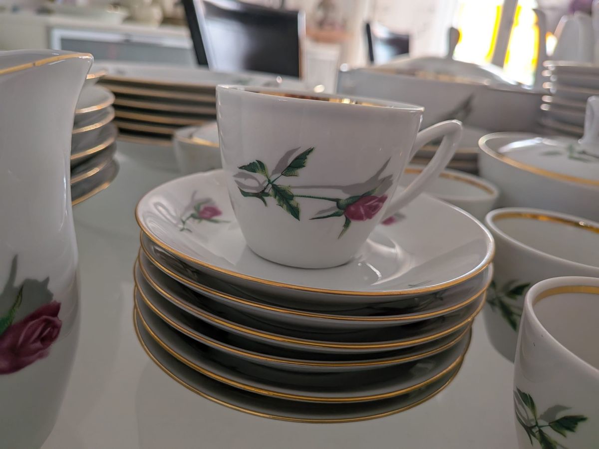 Services de table: Geschirrservice mit Rosen – D'occasion à Ebikon par M5P5G50 2