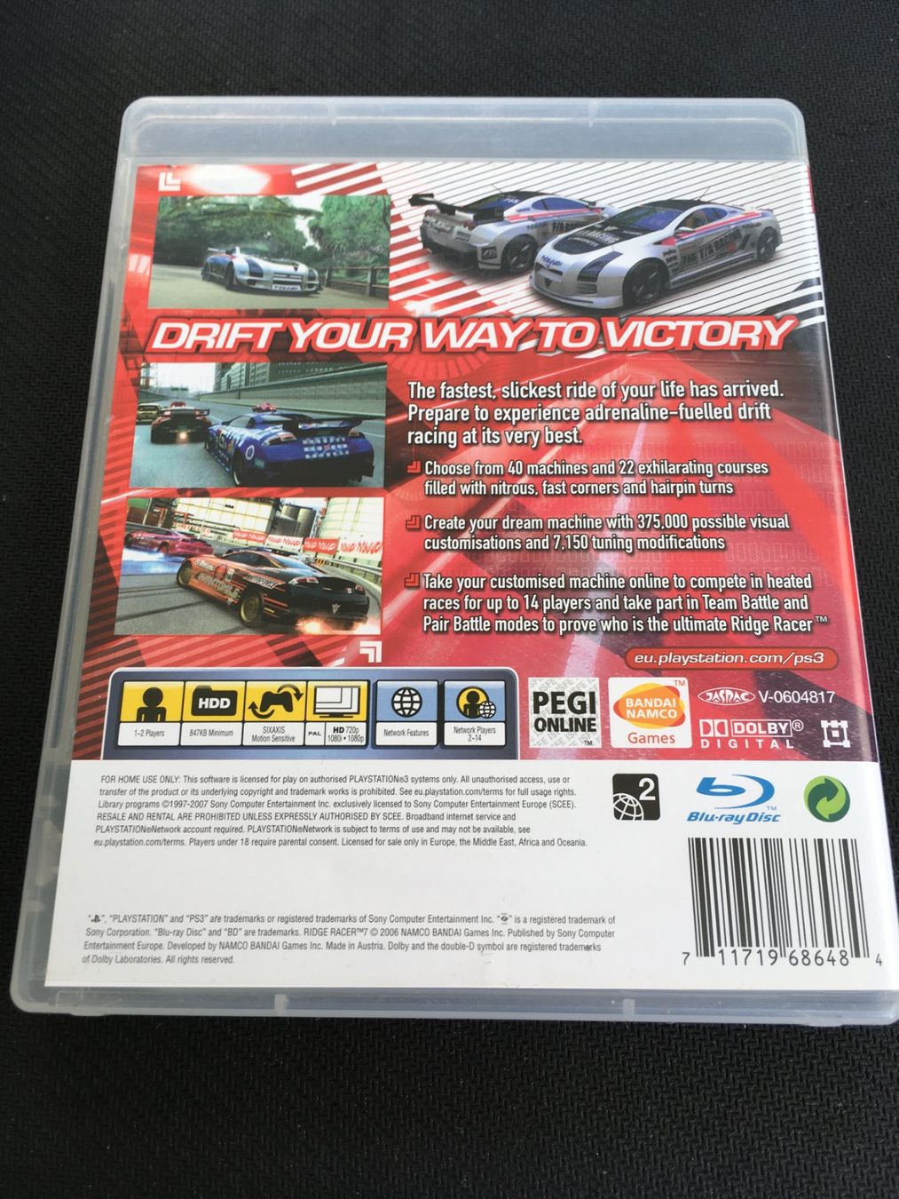 Sony Giochi: Ridge Racer 7 - Playstation 3 / PS3 – Usato da St.Gallen venduto da Punktchen01 1