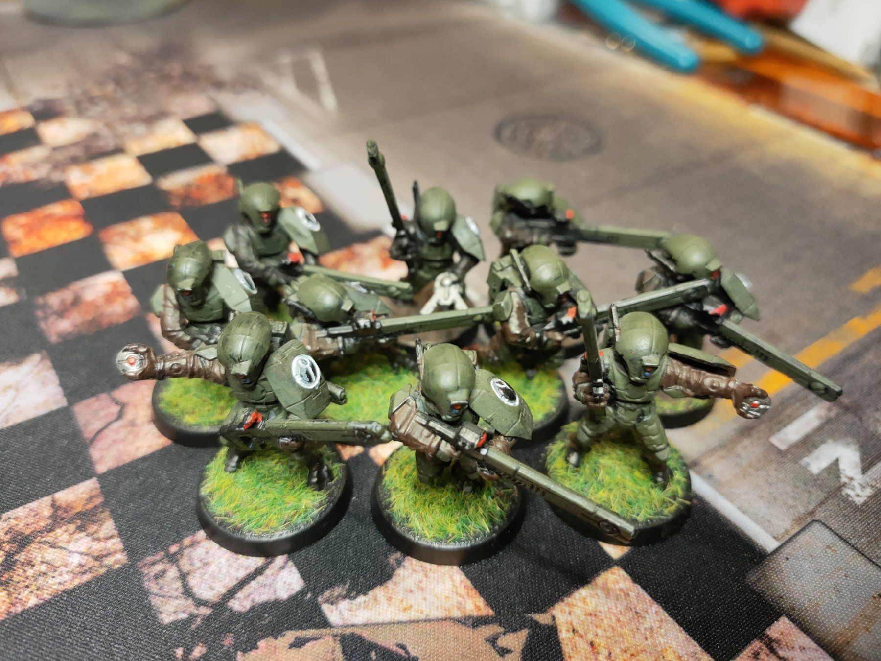 Modellbausätze & Standmodelle: Fire Warriors Strike Team T'au Warhammer 40k – Gebraucht aus Baden von Araneus