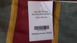 Neue gestreifte Vorhänge 3 Stück