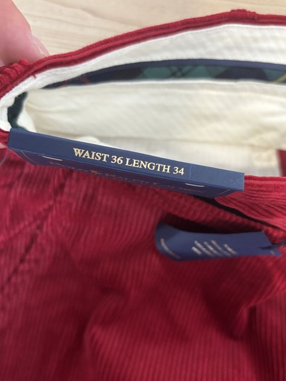 Ralph Lauren Pantaloni: Neue Ralph Lauren Cordhose 36/34 – Nuovo e nell'imballaggio originale da Herrliberg venduto da gob_hs5h 2