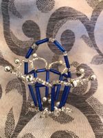 Körbchen aus Glasperlen Christbaumschmuck Weihnachtsschmuck