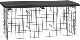 WPC Gabionenbank 100×30cm