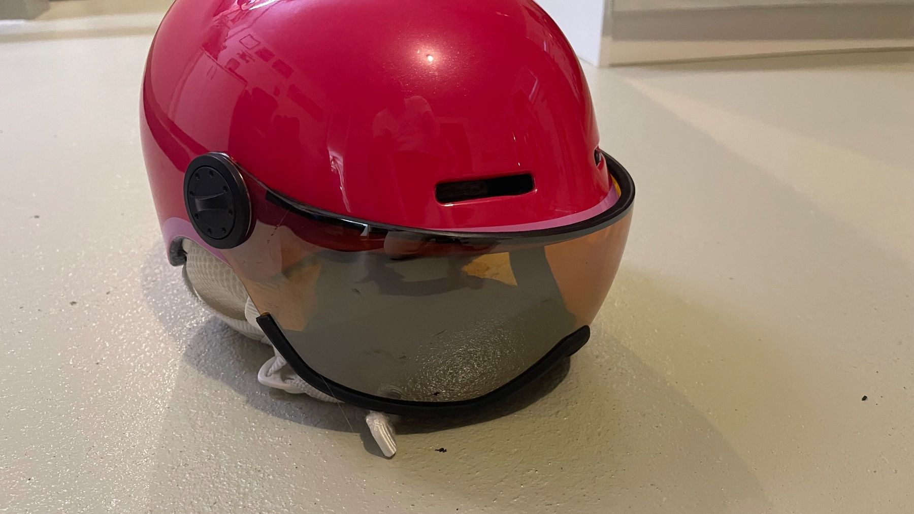 Salomon Helme: Skihelm Salomon, Gr. S, mit Visier pink – Gebraucht aus zeihen von Racer-71 1