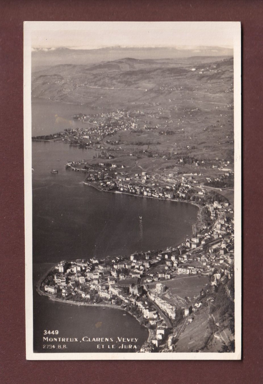 Cartoline postali: MONTREUX - Clarens - Vevey – Usato da Pully venduto da nicecards