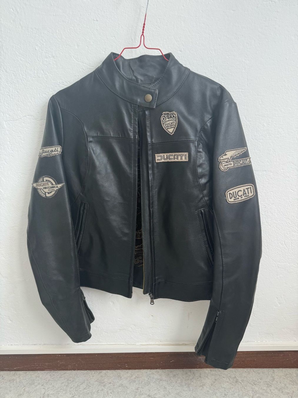 Biker Jacke Ducati Lederjacke Gebraucht Ducati Motorrad Lederjacke