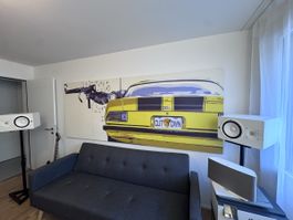 Pop-Art Grossdruck 294cm x 126cm Leinwand auf Holzrahmen