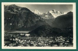 Interlaken, Gesamtansicht, ca. 1930, ungelaufen