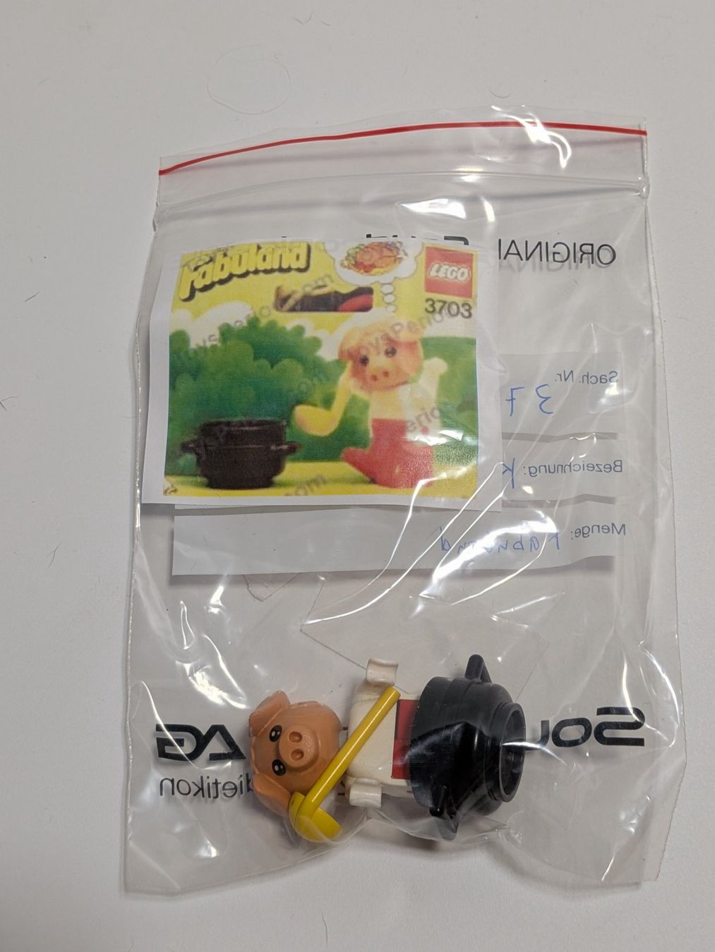 Lego Giocattoli: Lego 3703 Peter Pig the Cook – Usato da Künten venduto da Dfog