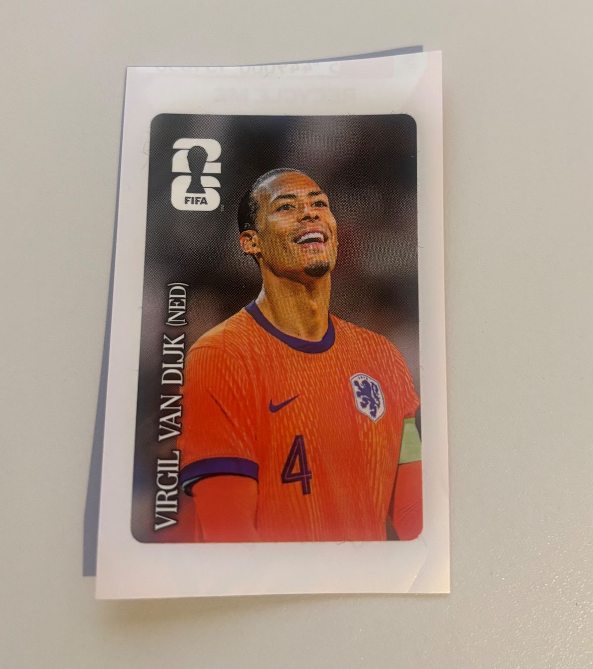 Panini Carte collezionabili: Virgil Van Dijk Panini Coca-Cola – Usato da Schmitten FR venduto da TradingCardsSchweiz