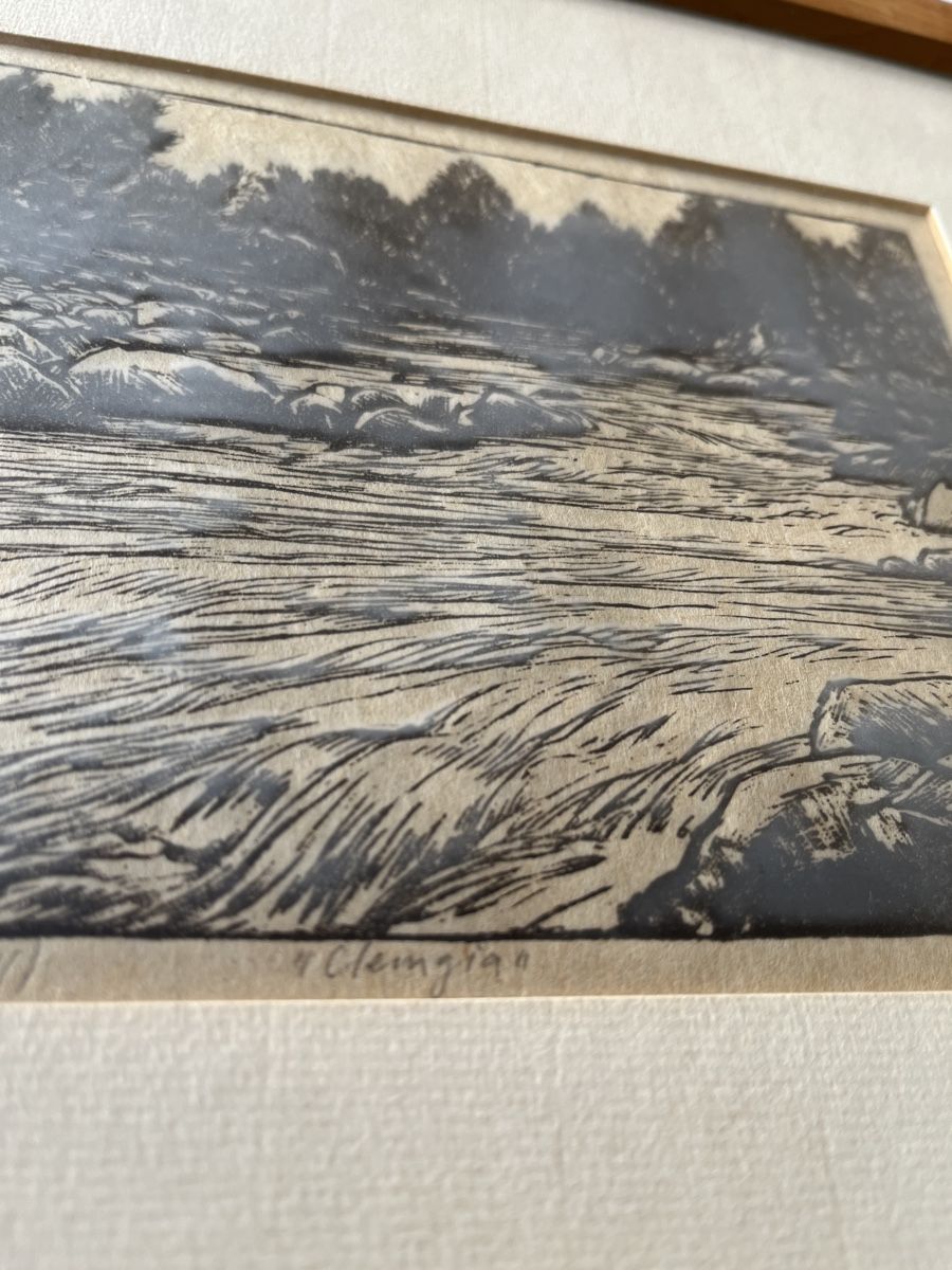 Xilografie: Holzschnitt von Andreas Chiquet – Usato da Gelterfingen venduto da liq-nator 4