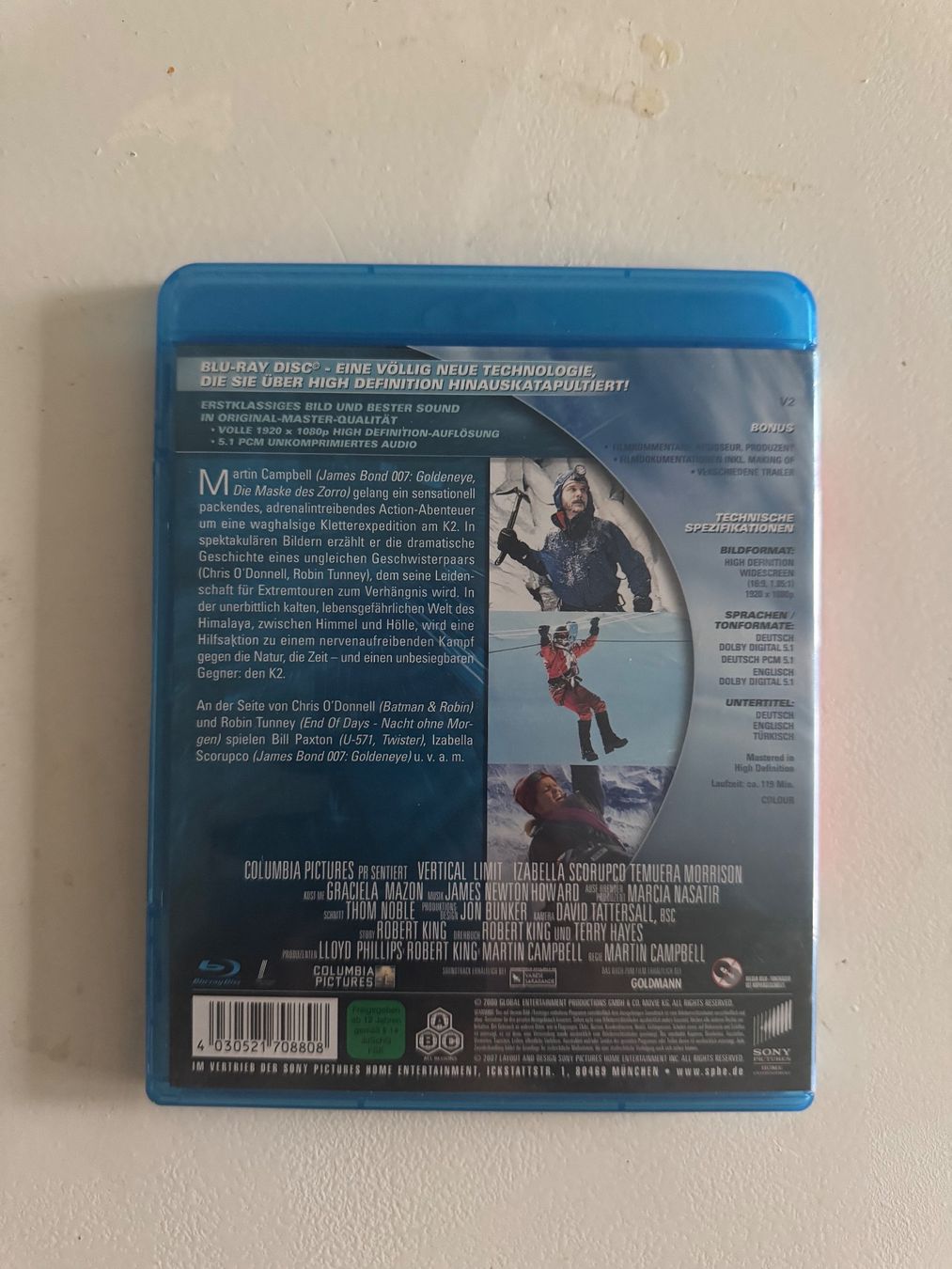 Tutti i DVDs: VERTICAL LIMIT. (BLU-RAY) – Usato da Basel venduto da san_2qlq 1