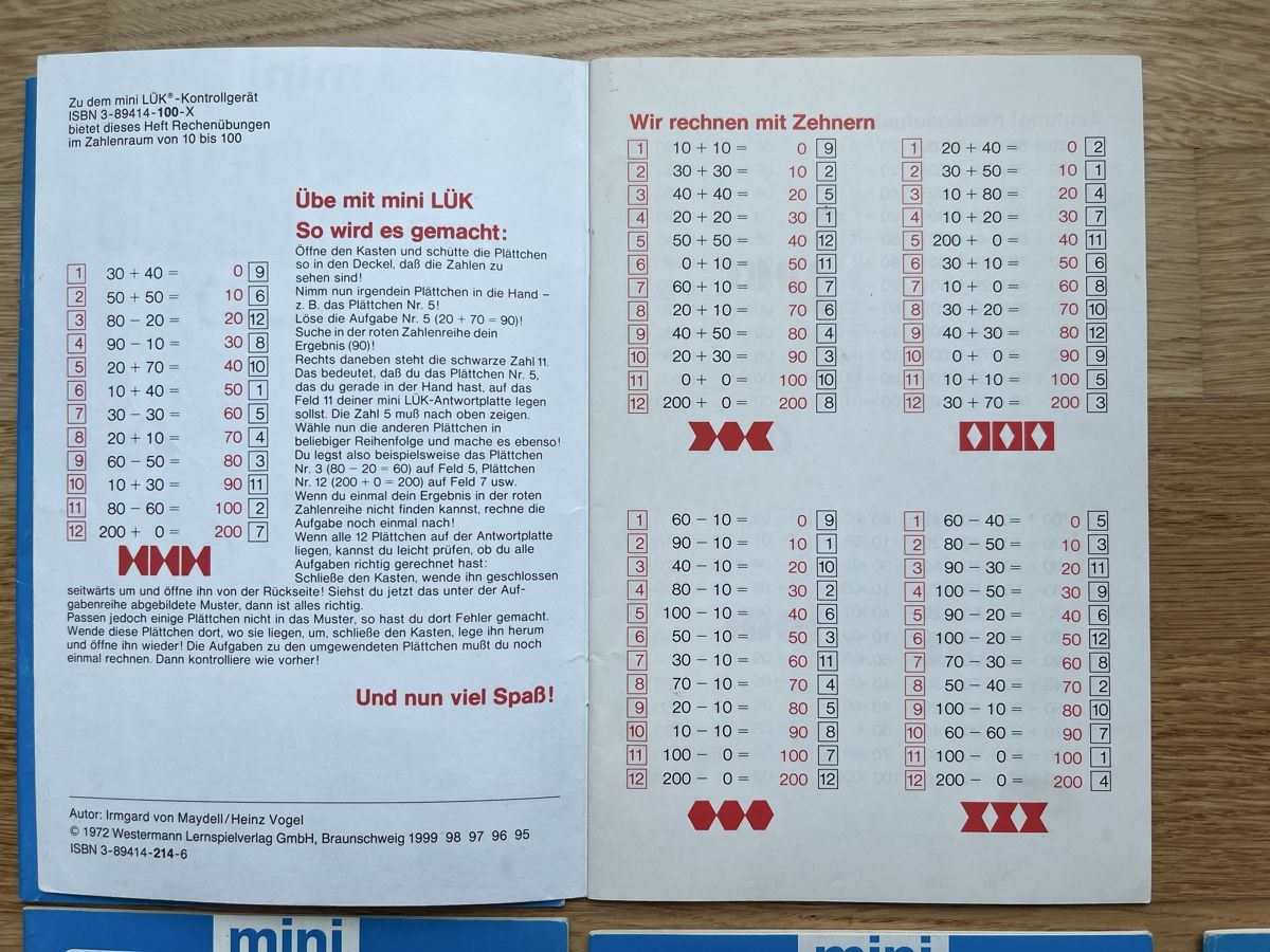 Spiele: Mini LÜK Hefte Mathe und Deutsch – Gebraucht aus Zürich von yeti044 1