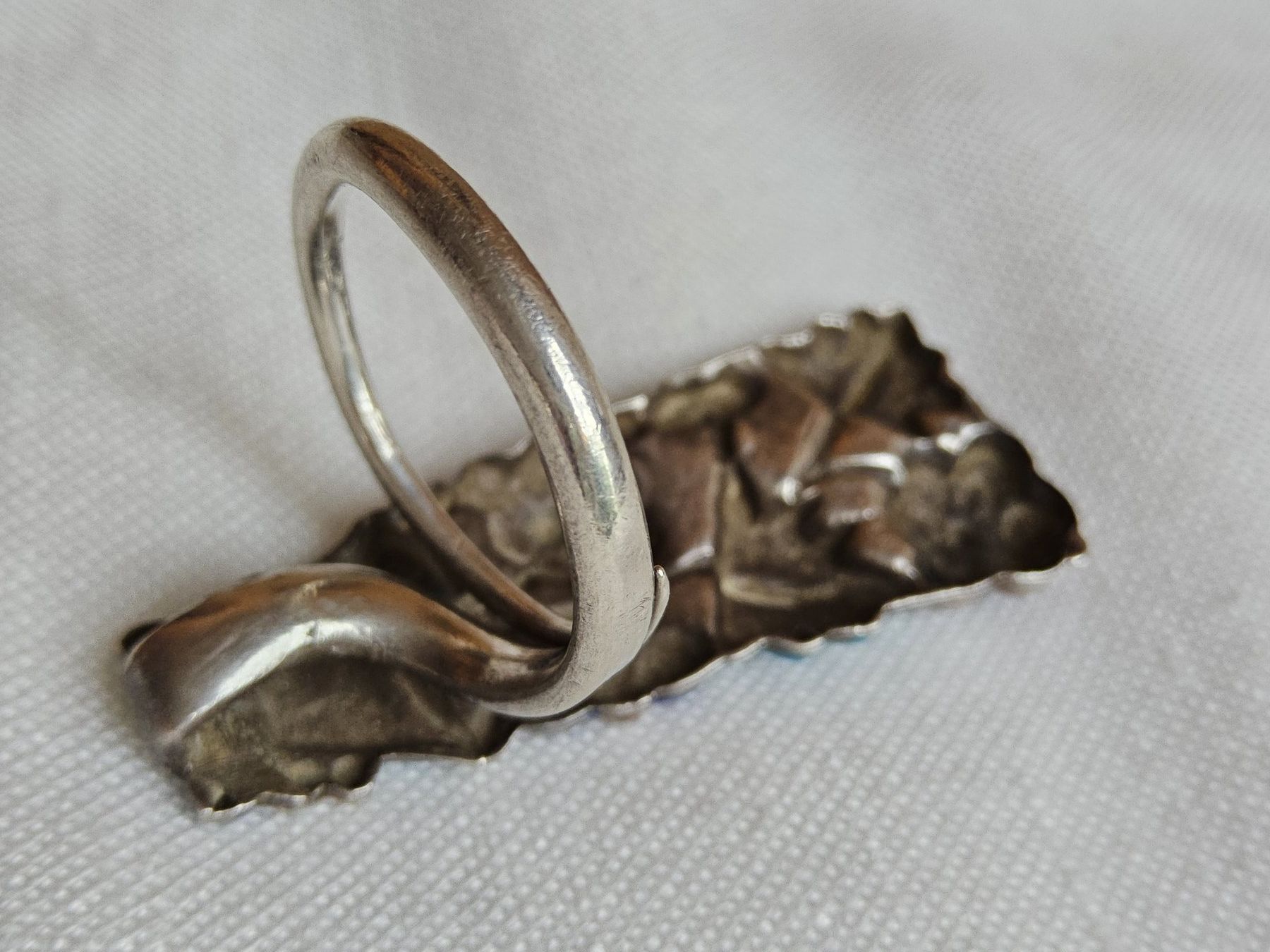 Anelli: Antiker spektakulärer Email Silber Ring, China, ca 1920 – Usato da Zürich venduto da SciTec 6