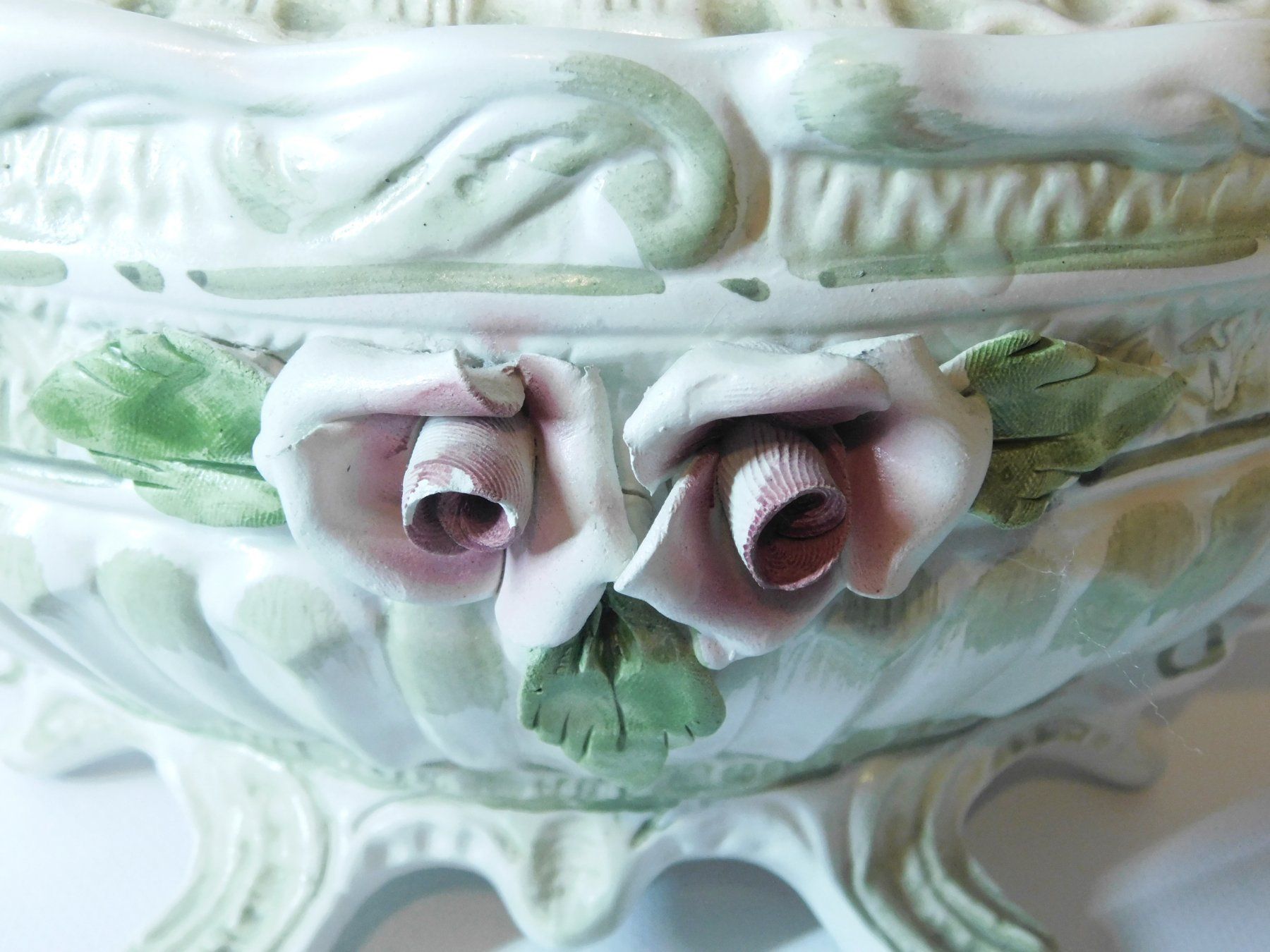 Vasen & Gefässe: Antik CAPODIMONTE Herzstück 1950s – Gebraucht aus Emmenbrücke von Ulisse-22 7