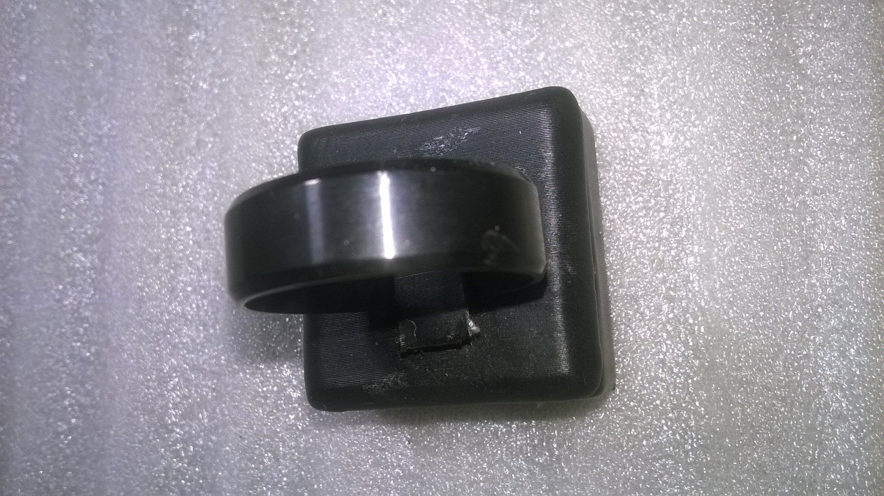 Anelli: ring edelsthal,,,schwarz,,,matte – Nuovo (secondo la descrizione) da Basel venduto da bijoutrie_4