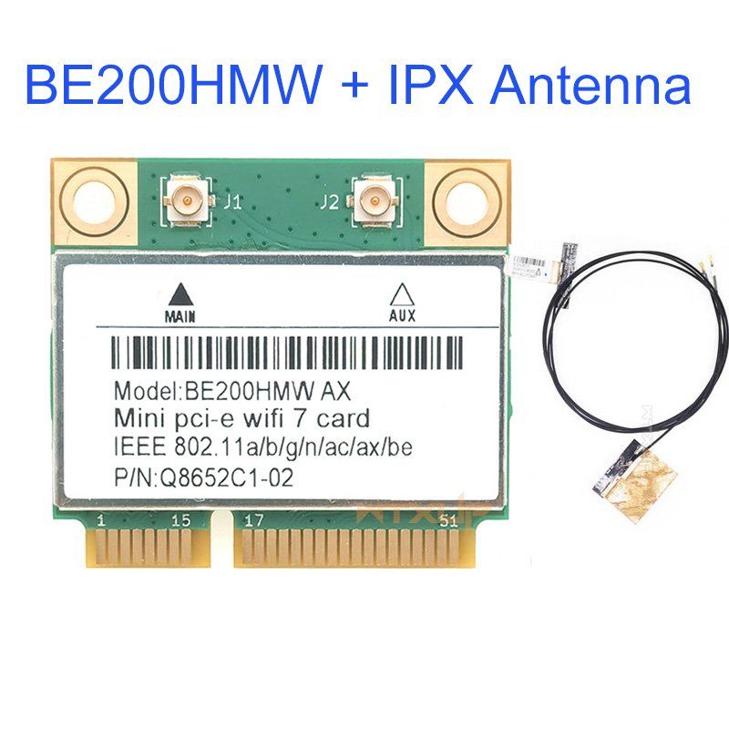 Unità & Adattatore: WiFi 7 Card BE200HMW mini pcie For Bluetooth 5.4 Tri – Nuovo e nell'imballaggio originale da Unterägeri venduto da RmOnline 1