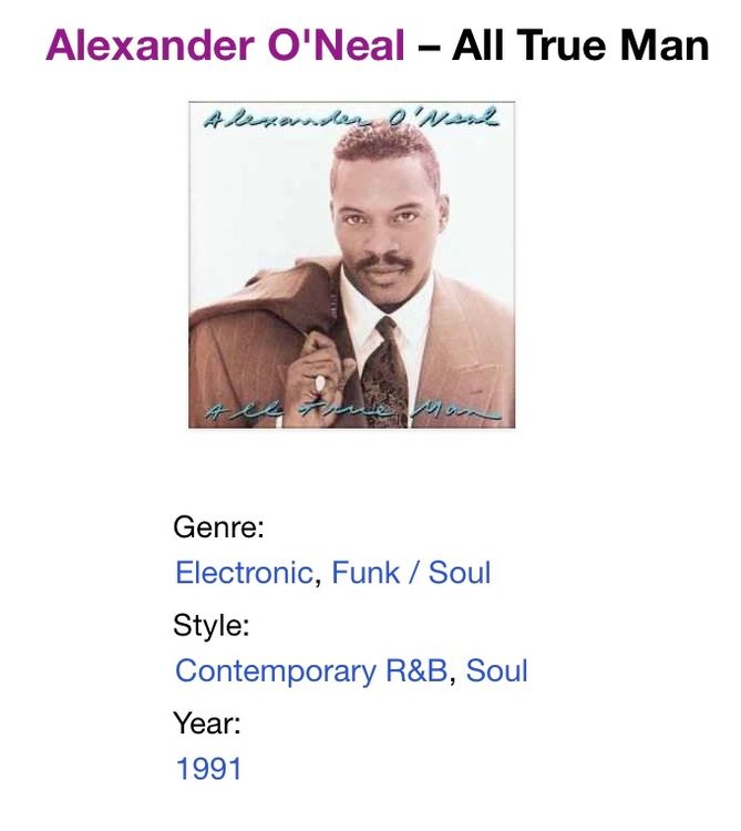 Alexander O'Neal – All True Man CD 1991 (Gebraucht) in Luzern für CHF 1 ...