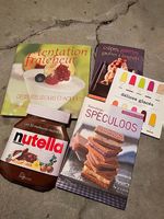 Lot de 5 livres de cuisine concernant les desserts