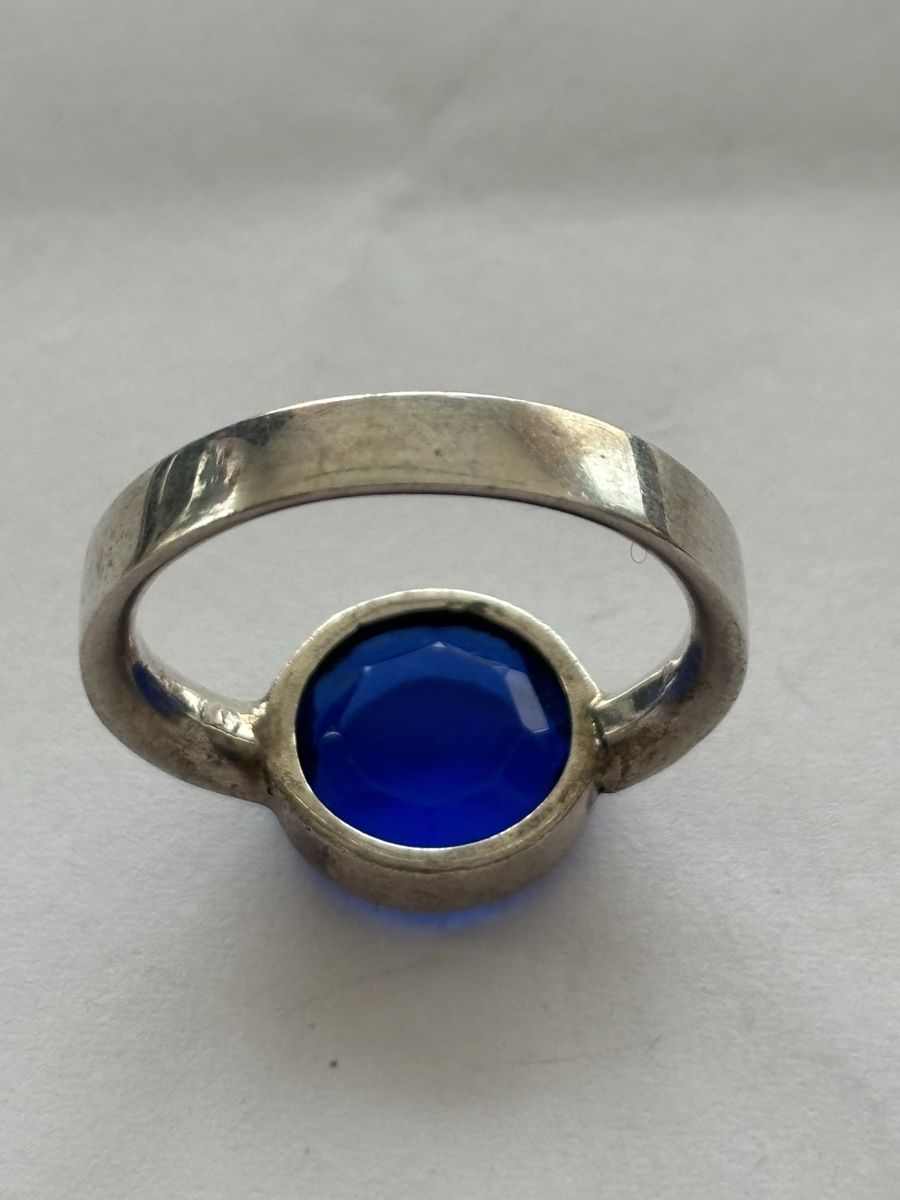 Anelli: Ring Silber 925 mit blauem Stein facettiert gebraucht – Usato da Langnau am Albis venduto da flusspflege 4