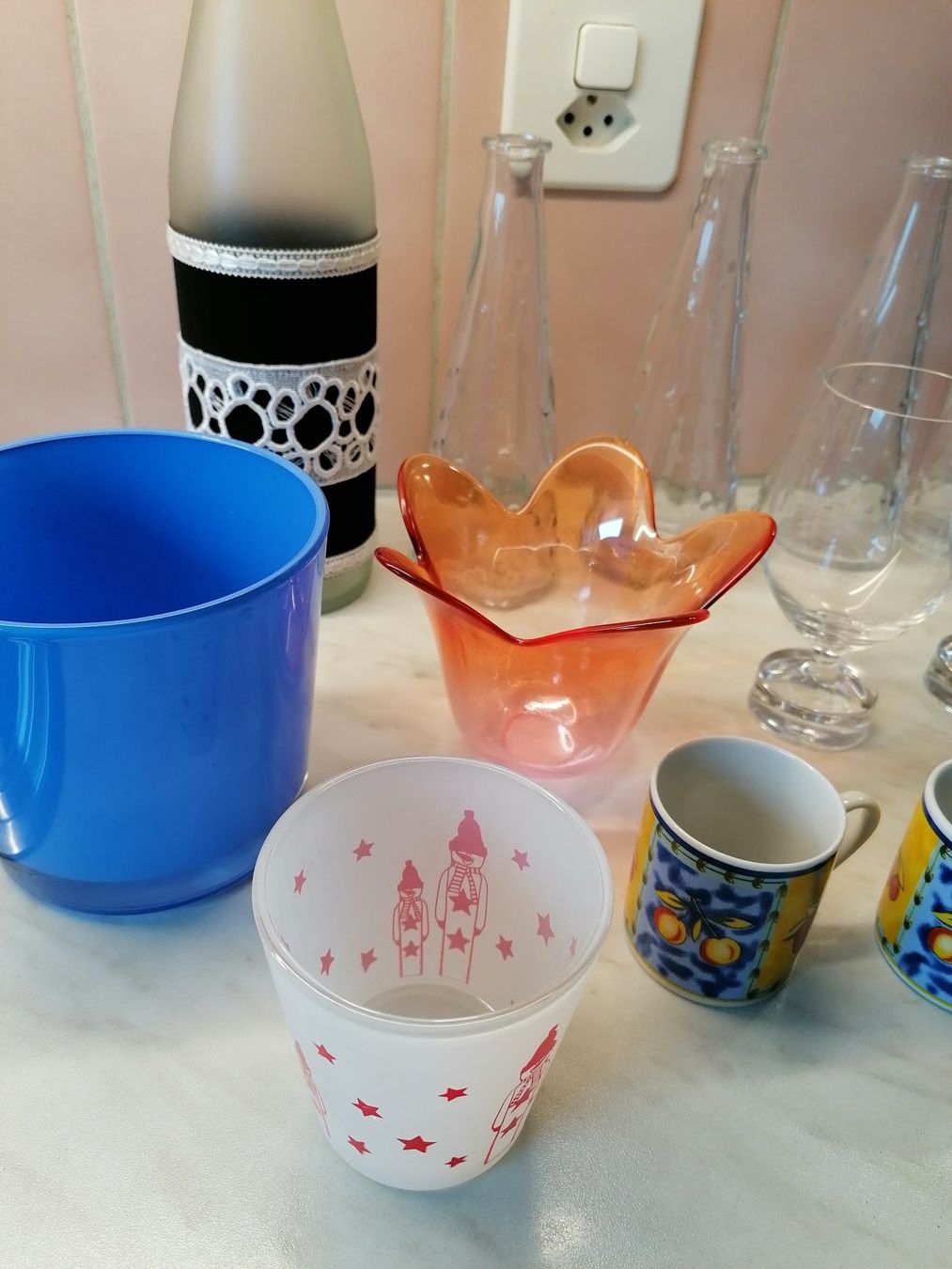 Tutte le decorazioni: Glas-Set, Vasen, Deko, Gläser, Schnäppchen – Nuovo (secondo la descrizione) da Zollikofen venduto da Blackie 1