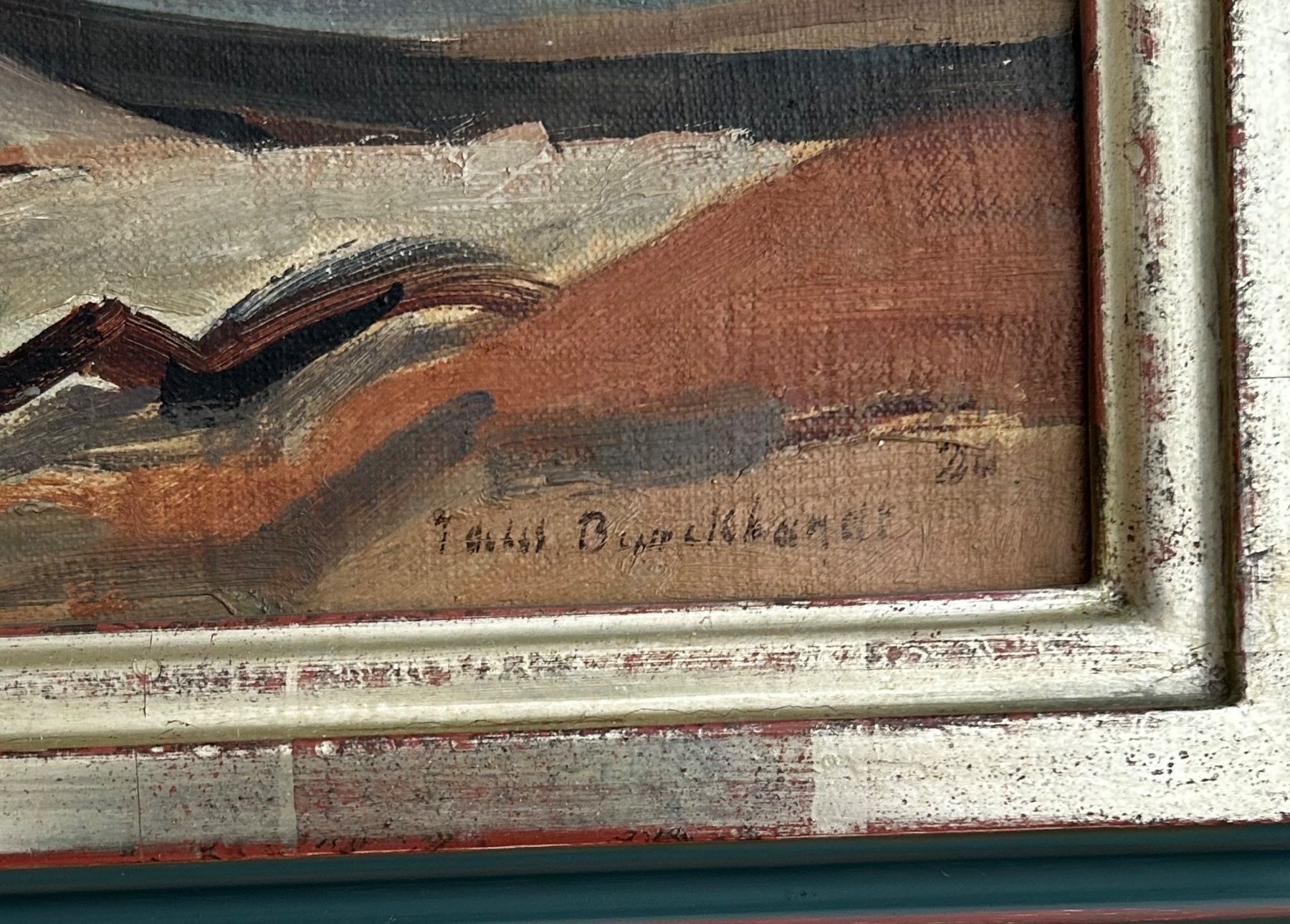 Gemälde: Paul Burckardt Flusslandschaft – Gebraucht aus Turgi von dewi2003 1